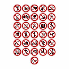 Verbostzeichen nach DIN EN ISO