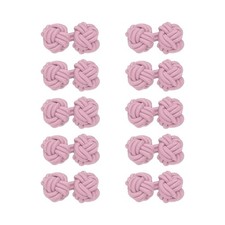 5 Paar Seiden Knoten