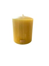 100% reines Bienenwachs 10x8cm Kerze vom Imker aus Deutschland/Handarbeit