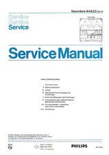 Service Manual-Anleitung für Philips N 4522 