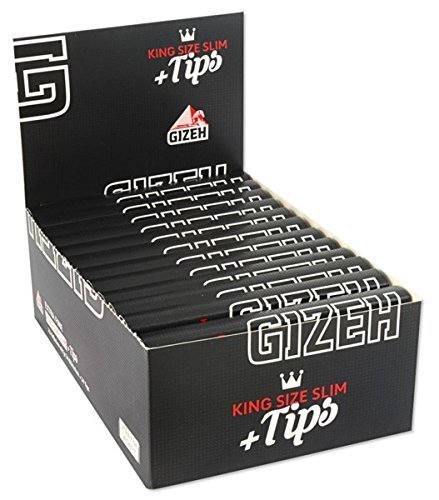 Gizeh black king size slim - gizeh,