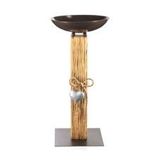 Pflanzsäule Wood - Zimmer-Pflanzsäule - Materialmix