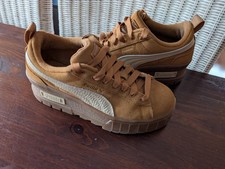 Puma Sneaker Höhe Sohle 38 Cognac Top