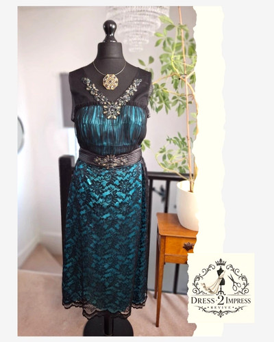 Damen langes spitzenkleid - damen, uk