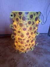 Serviettenlampe Sonnenblume Selbstgemacht