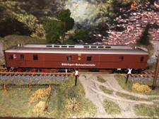 Westmodel Gepäcktriebwagen DRG Stückgut-Schnellverkehr Messing