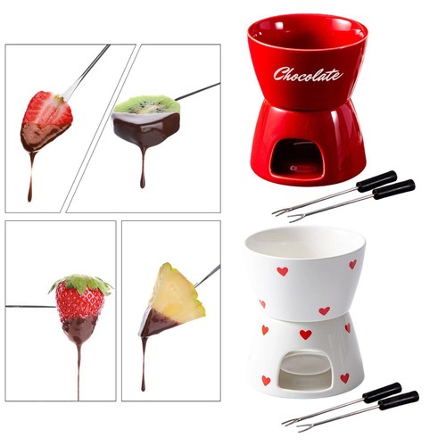 Schokoladenfondue topf keramik - schokoladenfondue,