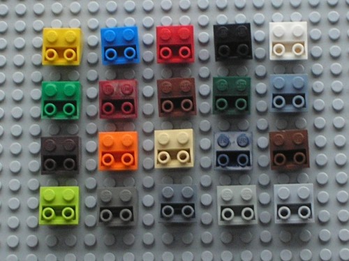 Lego slope inverted 2x2 - inverted, 45