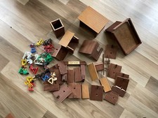 Fort holz mit cowboy - fort, und