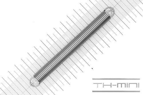 Zug feder 5mm haken - zug-feder,