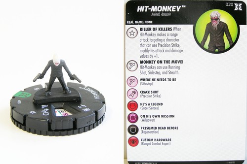 Heroclix 020 hit monkey - heroclix,