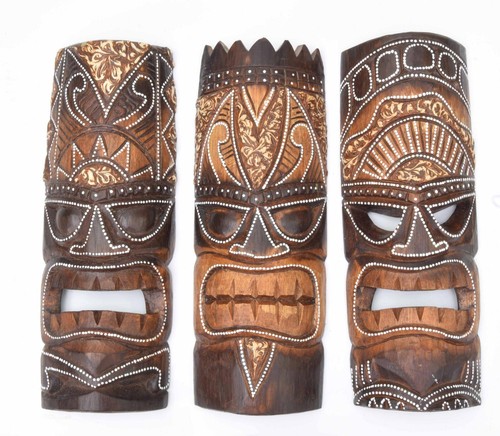 Tiki 30cm masken - 3, 3
