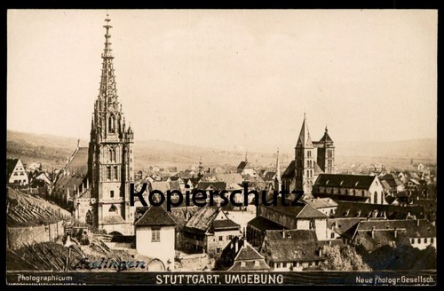 Alte postkarte stuttgart - alte,