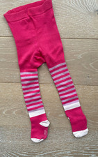 DPAM Strumpfhose 18 Monate entspricht ca. 74/80  pink flieder Ringel 