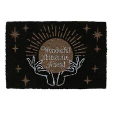Türmatte Fußabtreter Fortune Teller Black Doormat  Gothic Wahrsagekugel Magie