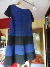 Kleid 42 Blau/Schwarz, elegant