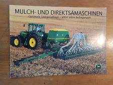 Prospekt John Deere Mulch- und Direktsähmaschinen Schlepper Brochüre