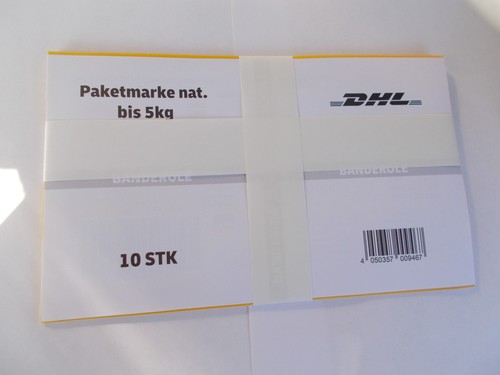 Dhl paketmarken bis kg - paketmarken,