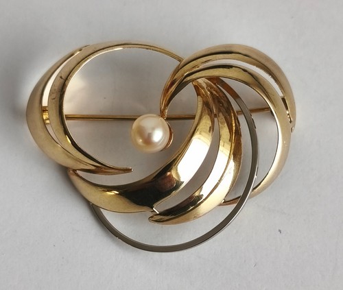 Klassische bicolor brosche - klassische,