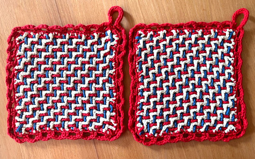Paar topflappen - paar,