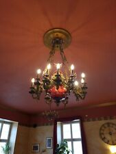 XXL-Kronleuchter Messing, Handarbeit aus dem Jahr 1882