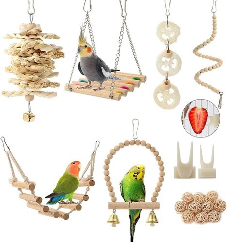 Vogelspielzeug für