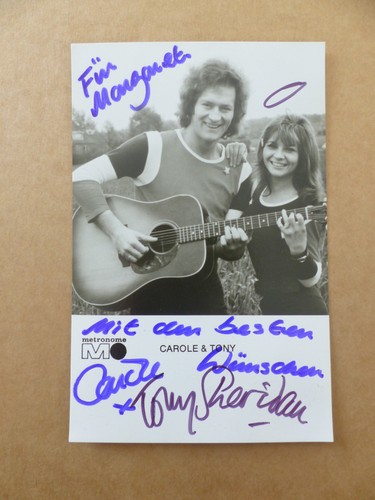 Carole tony sheridan - tony,