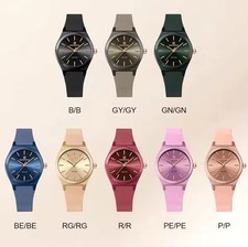 Damenuhr mit Silikonarmband