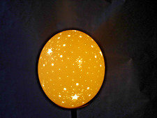 Lampenschirm straußenei lampe - straußenei,