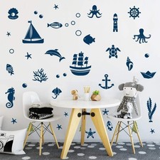 Ozean-Thema Wandsticker Set