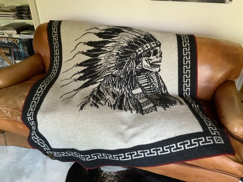 Indigofera wool blanket - indigofera,