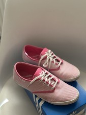 adidas Damen Sneaker Adria PS rosa Weiß Gestreift Größe 40