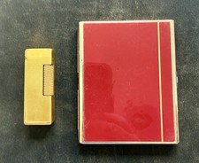Dunhill  Lighter, C. 1960s. Gold Farben, Swiss Made. Zigaretten Etui, PRINCE