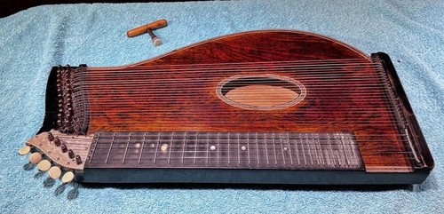 Antike konzertzither - konzertzither, (zither)