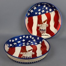 Runde Metall-Werbetabletts