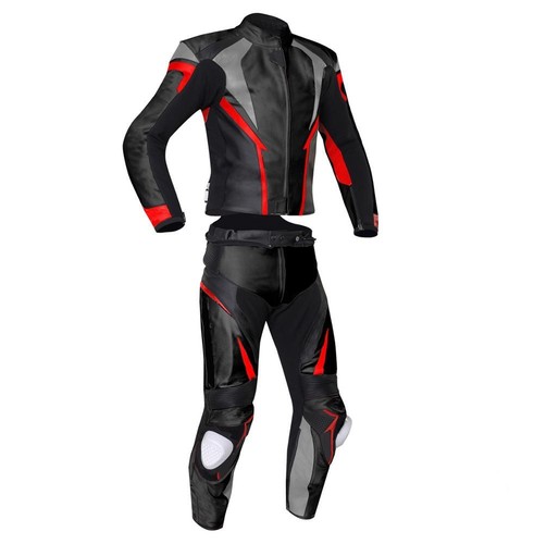Schwarz lederkombi biker - schwarz,
