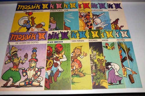 Konvolut alte mosaik comics - konvolut,