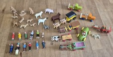 Erzgebirge Kutschen Figuren Tiere Antik Spielzeug Konvolut Holz