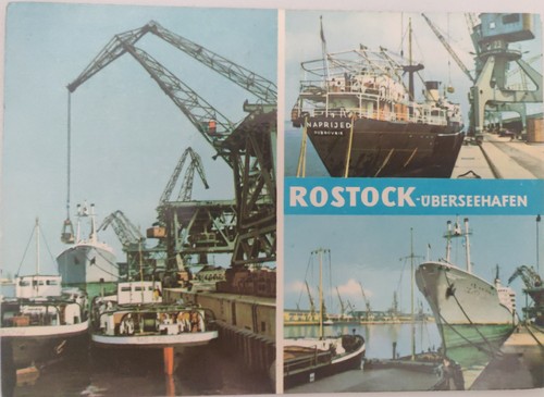 Ansichtskarte rostock - ansichtskarte,