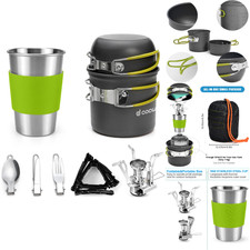 Camping Kochset 10 Teile Alu