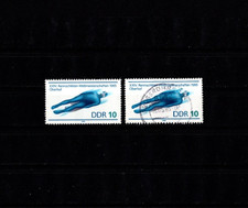 DDR  1985  Nr. 2923 - Rennrodel WM - Postfrisch +  Gestempelt