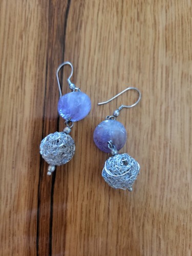 Ohrringe mit amethyst - ohrringe,