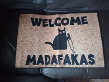 "Welcome Madafakas" Fußmatte