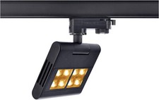 LED Strahler für 3-Phasenstromschiene schwarz 23 Watt warmweiss Lenito Track