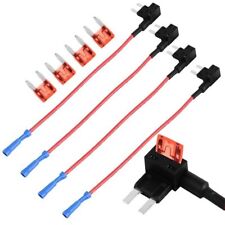 4x Kfz Sicherung Stromdieb Stromabgreifer Auto Flachstecksicherung Adapter Kabel