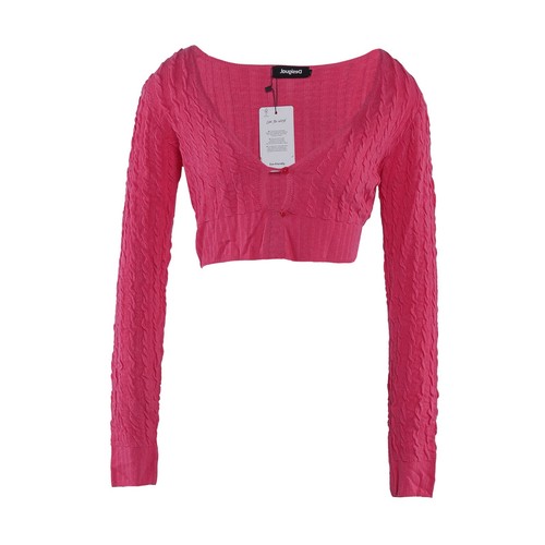 Desigual strickjacke rosa - desigual,