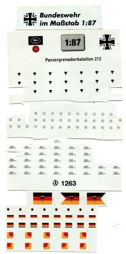 Konvolut decals - h0, tl-decals