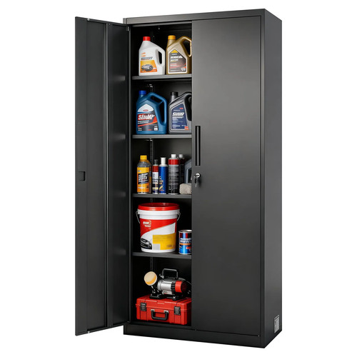 Büroschrank aus stahl - stahl, mit