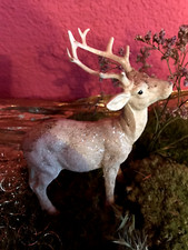 Hirsch Deko Tierfigur Geweih