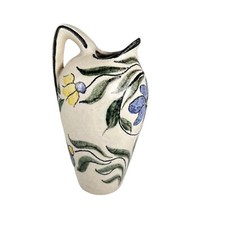 Vtg ES Keramik Handarbeit Hand